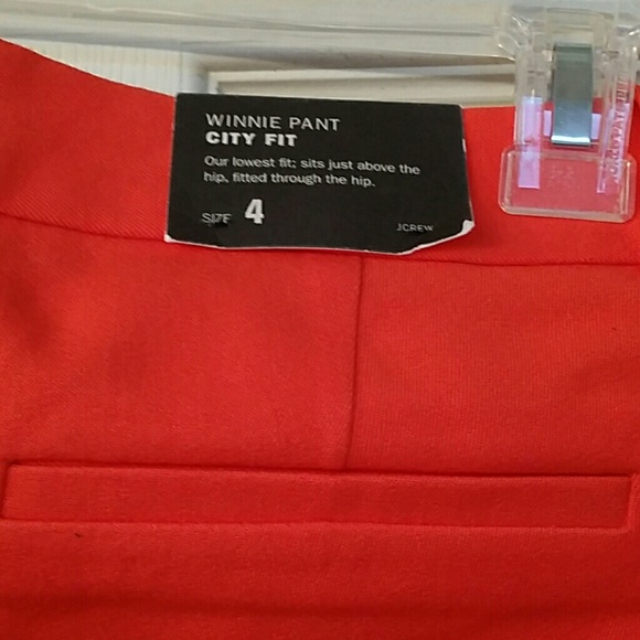 Jcrew Red Winnie pant - Picture 5 of 5